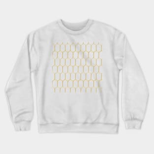 Honeycomb gold Crewneck Sweatshirt